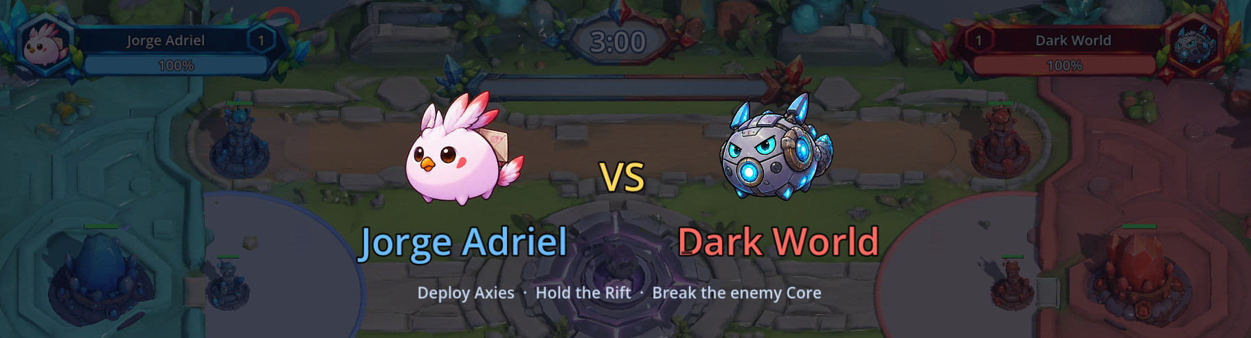 Axie Royale PvP match